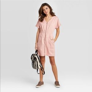 Universal Thread Zip Up Elastic Waist Dress
